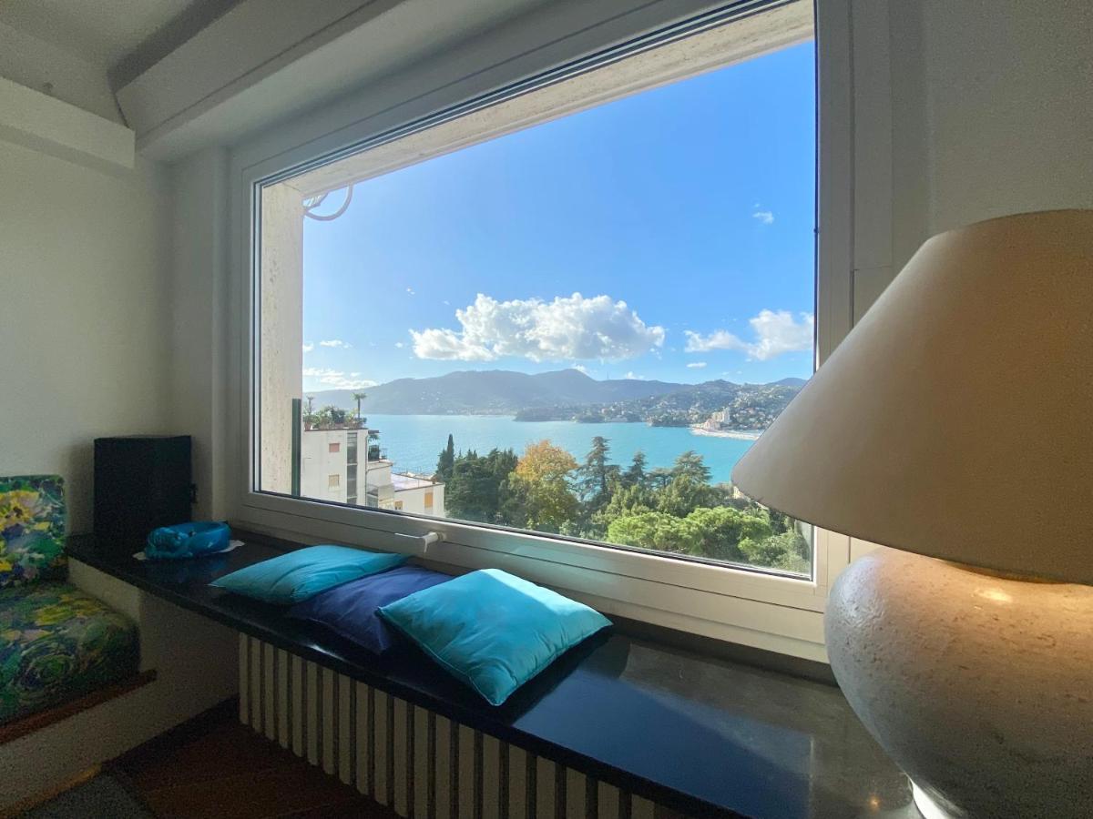 Welcome Riviera - Paradiso 12-Ultimo Restauro Nel 2025-Vista Mare Stupenda-Balcone Con Vista Meravigliosa Piu' Terrazza Solarium Sovrastante Di 70 Mq Esterna Rapallo Exterior photo