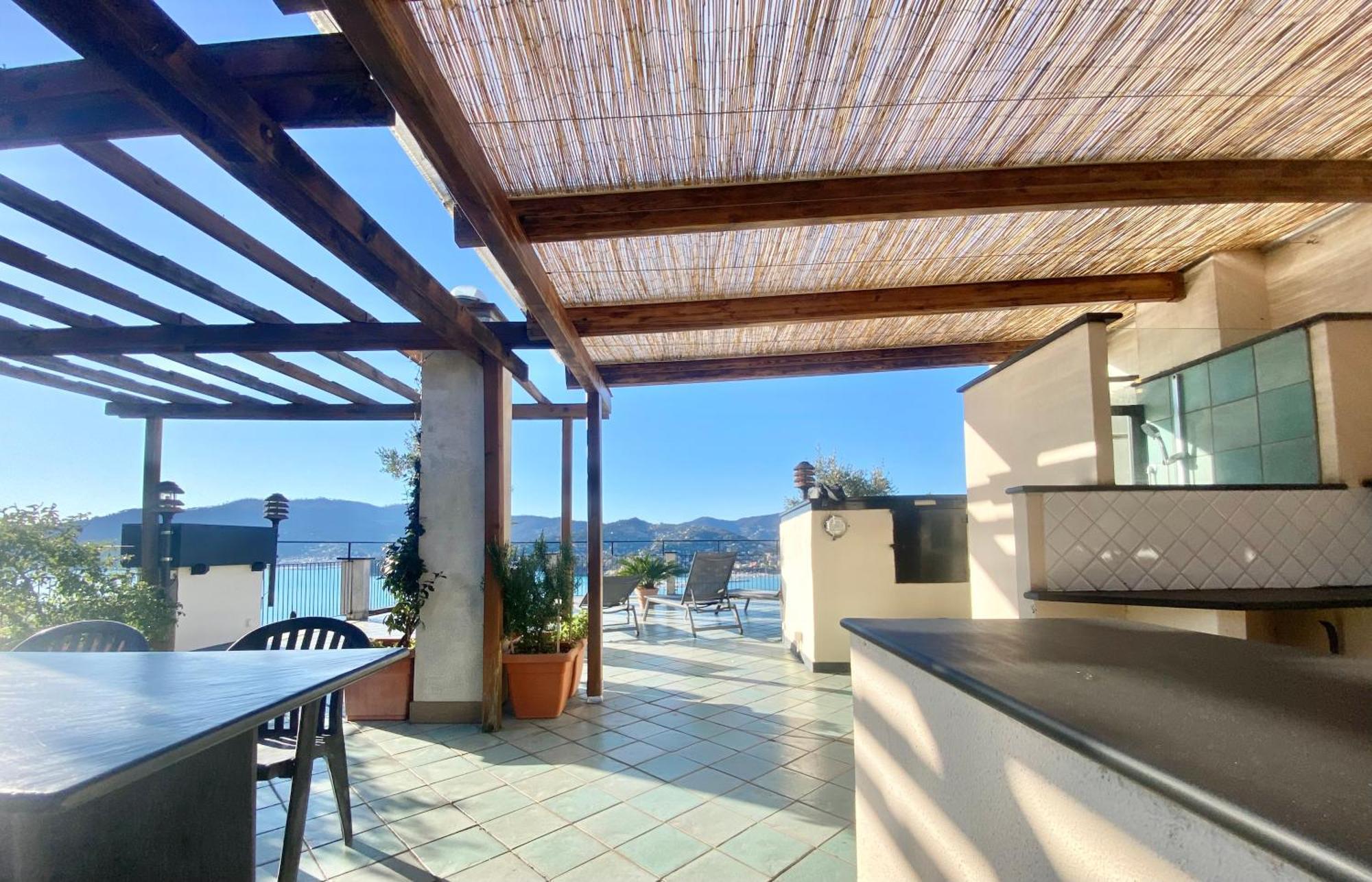 Welcome Riviera - Paradiso 12-Ultimo Restauro Nel 2025-Vista Mare Stupenda-Balcone Con Vista Meravigliosa Piu' Terrazza Solarium Sovrastante Di 70 Mq Esterna Rapallo Exterior photo